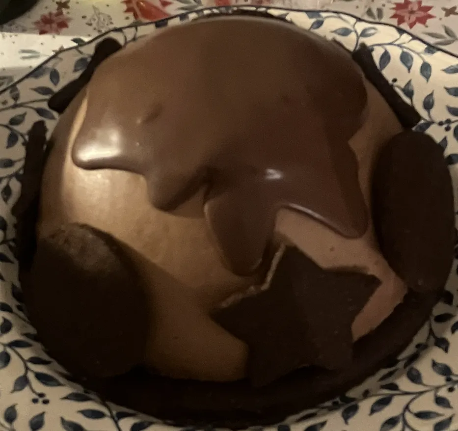 Bombe au chocolat et sablés aux épices