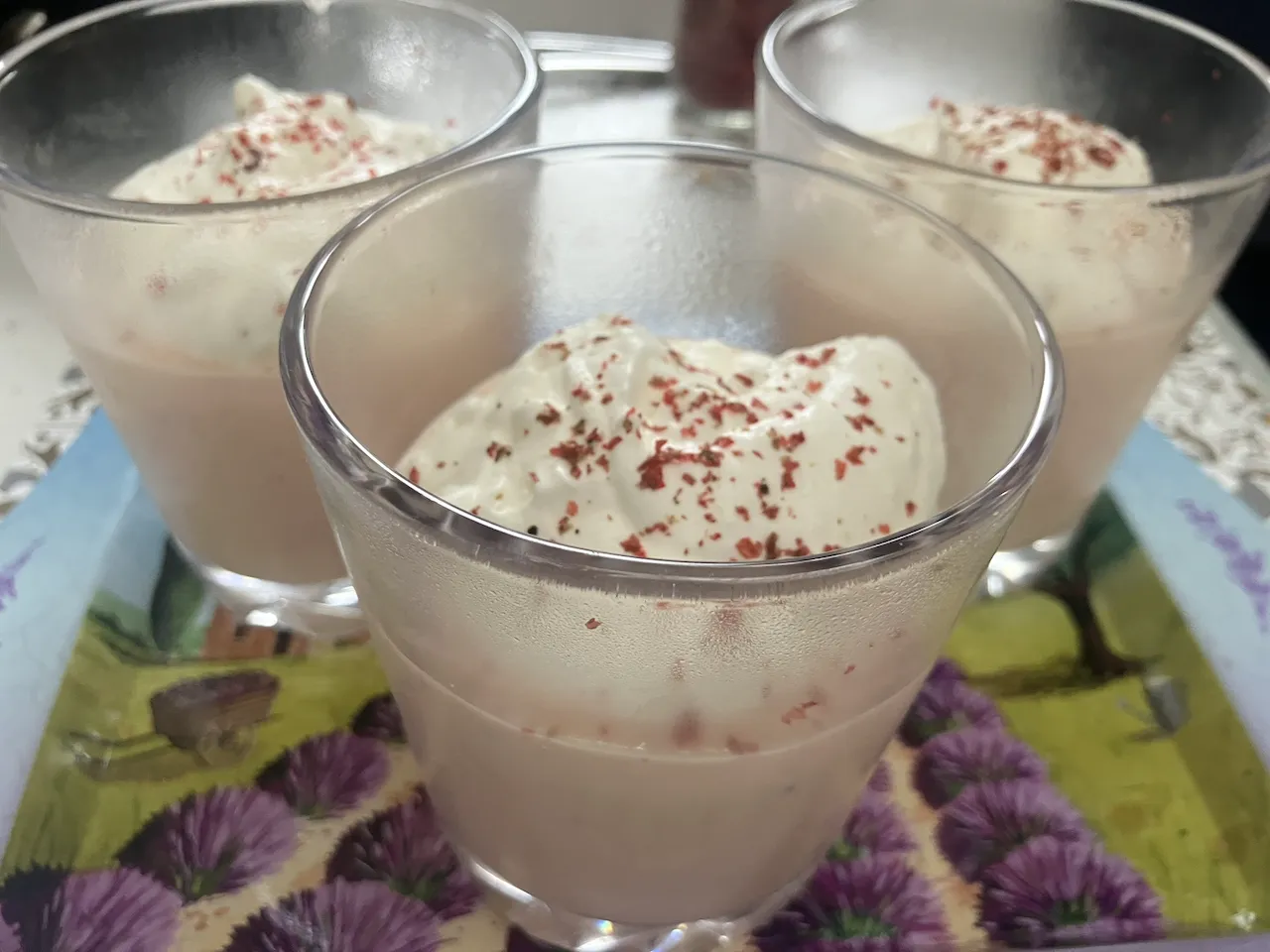 Cappuccino aux deux saumons, chantilly gingembre