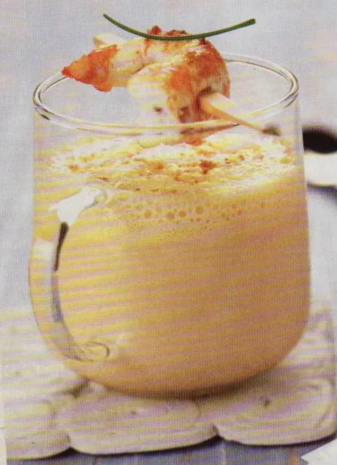 Cappuccino de langoustines