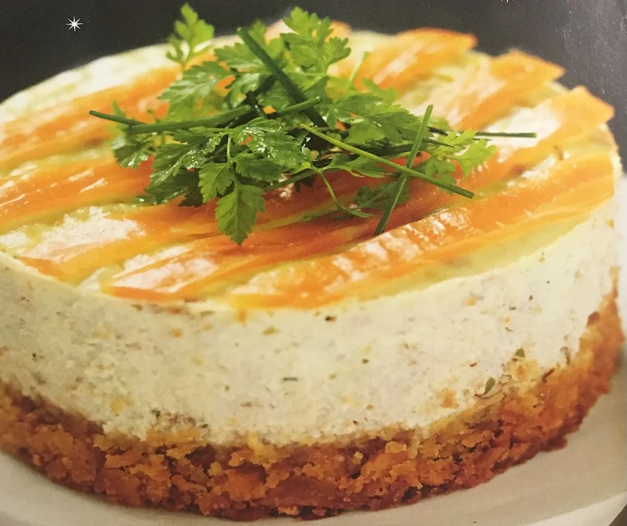 Cheesecake au saumon fumé