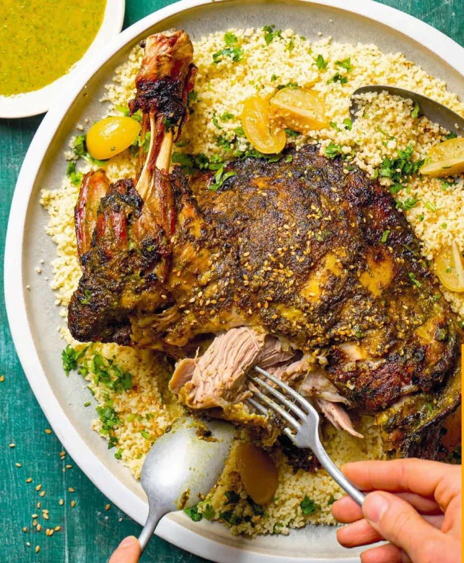 Épaule d'agneau confite