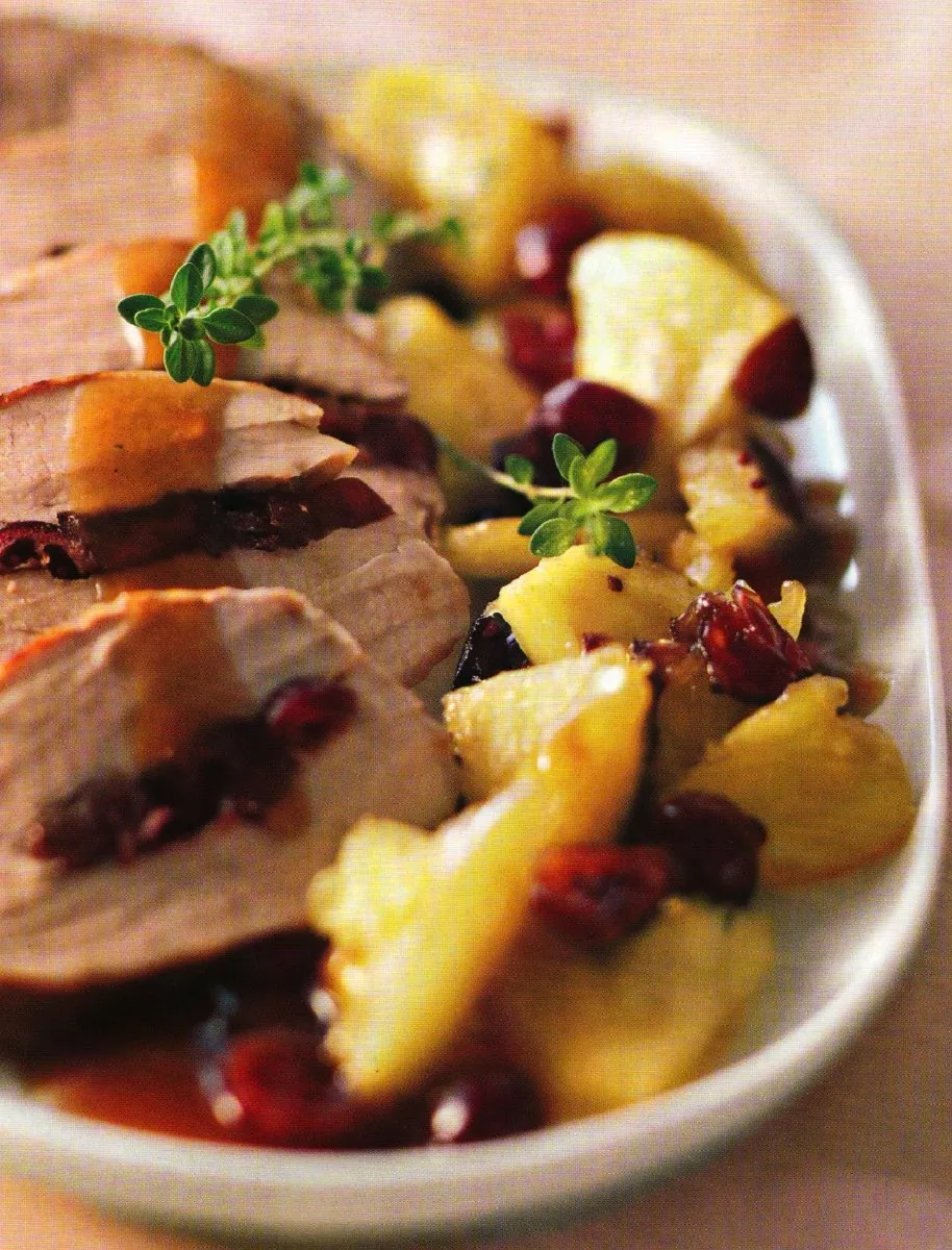 Mignon de porc aux cranberries et à l'ananas