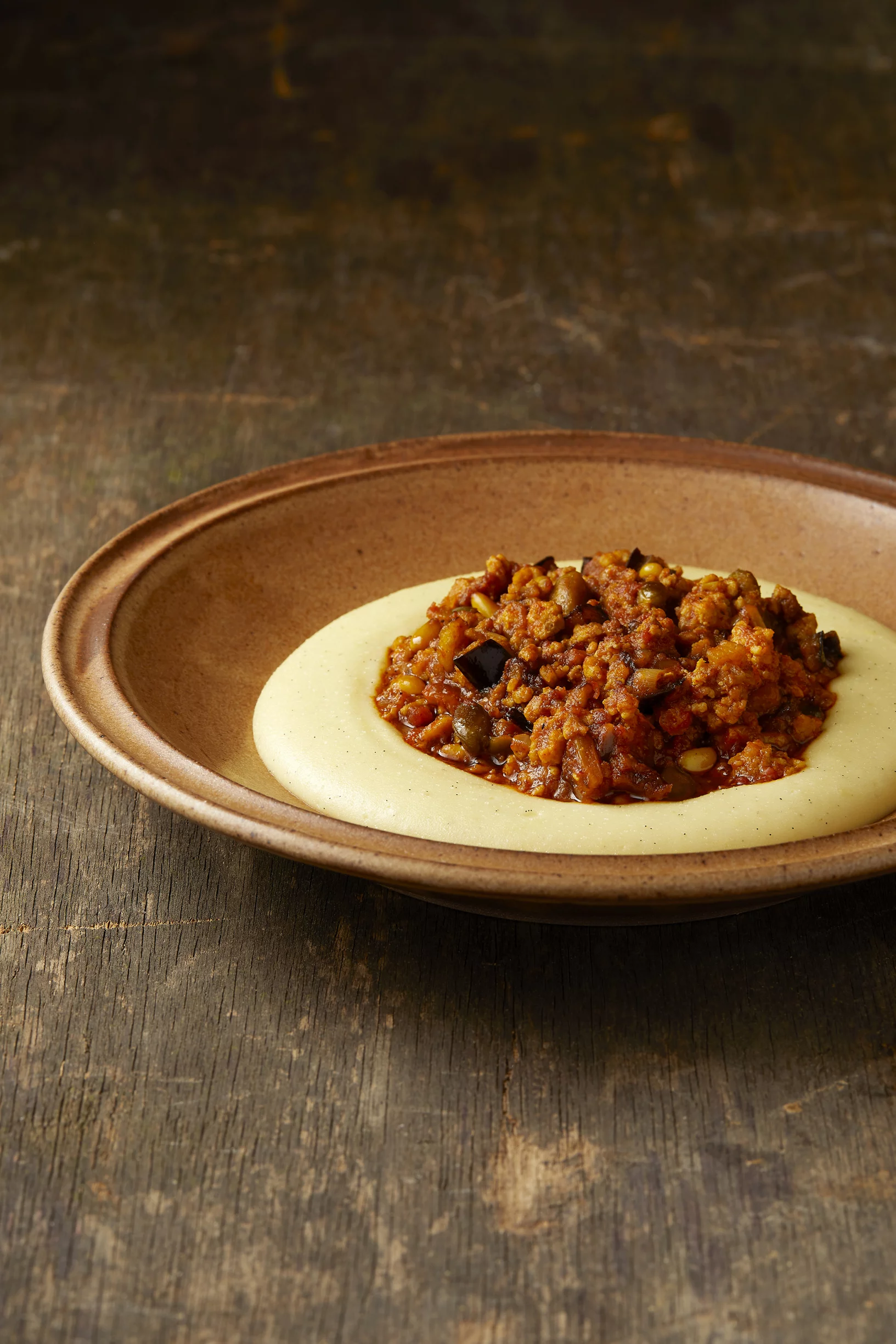Mijoté de veau haché aux pistaches et pignons