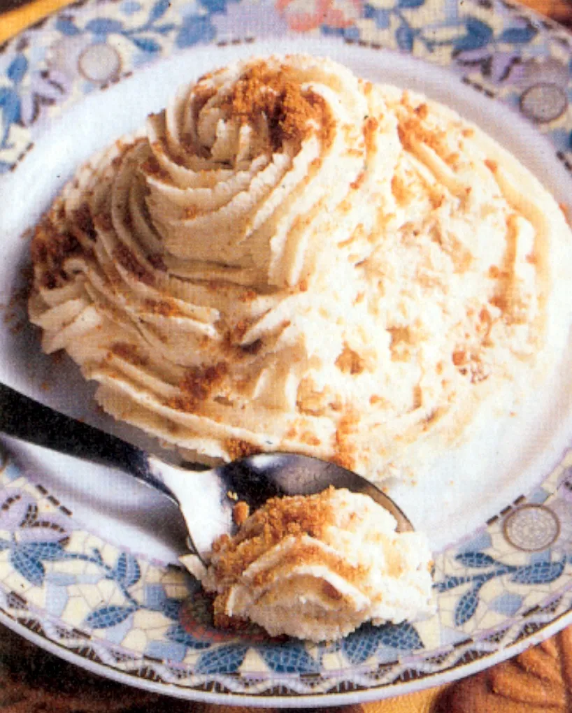 Mousse au chocolat blanc et spéculoos