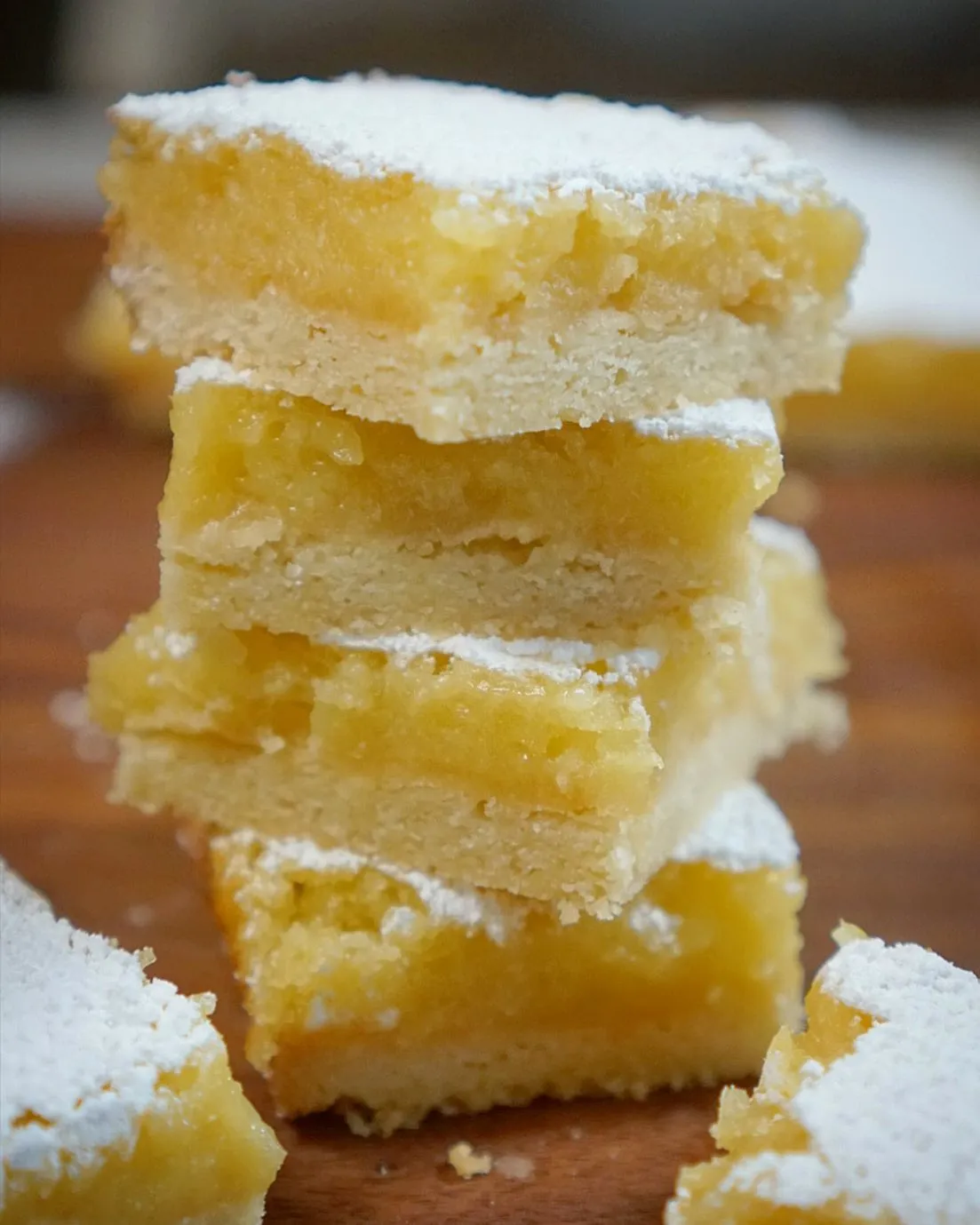 Petits carrés fondants au citron