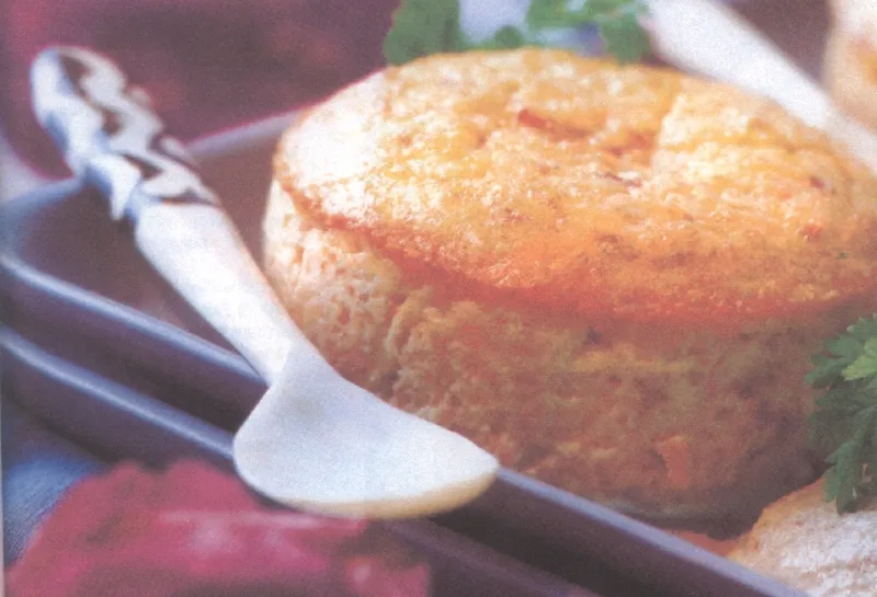 Petits flans au jambon