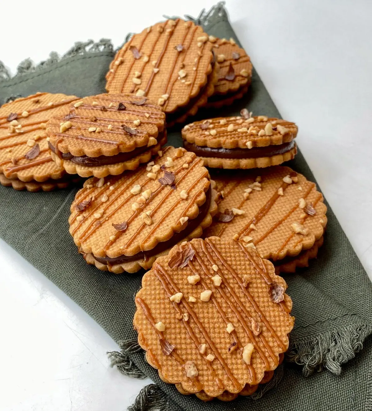 Sablés chocolat noisettes Michalak