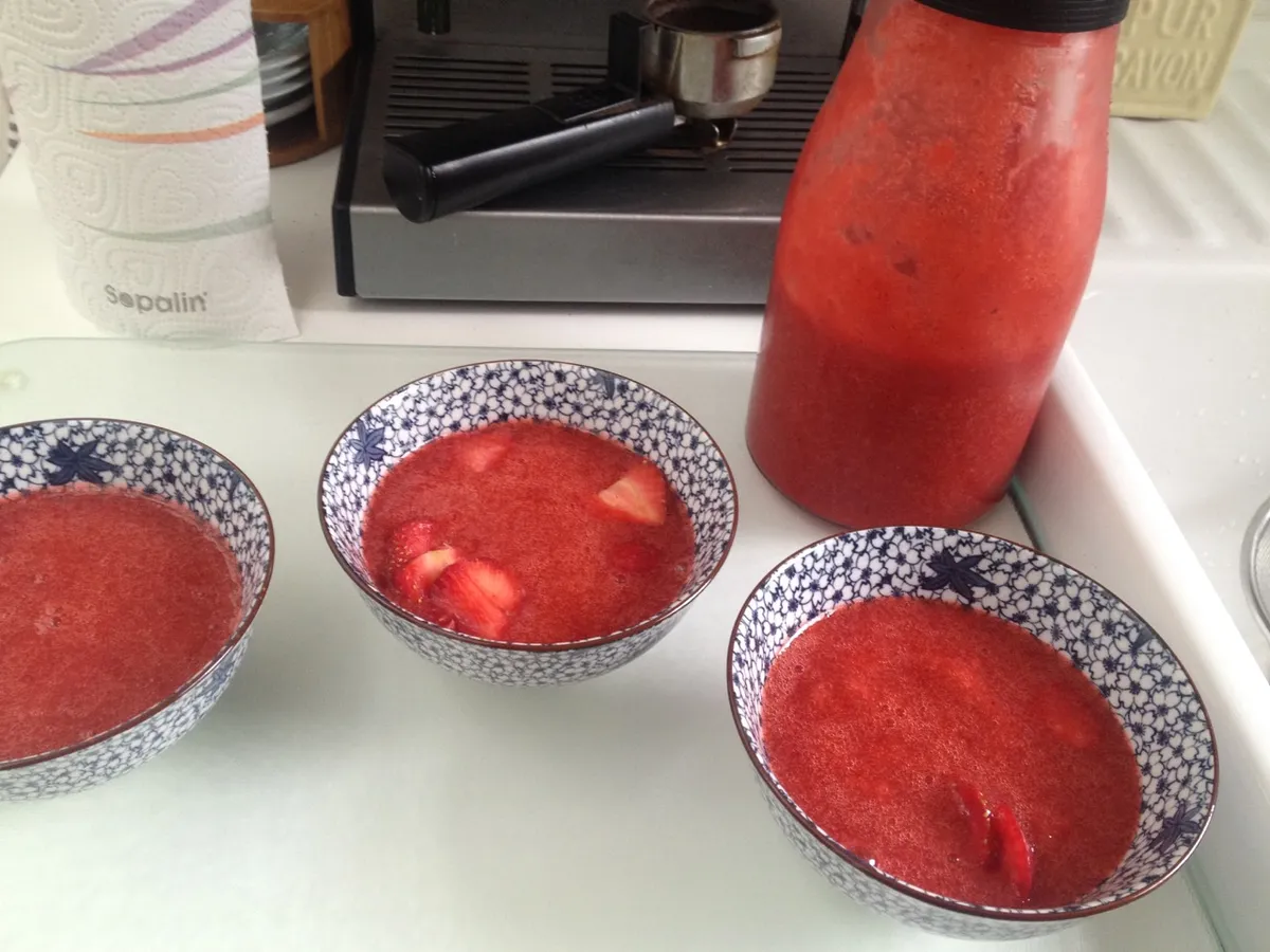 Soupe de fraises