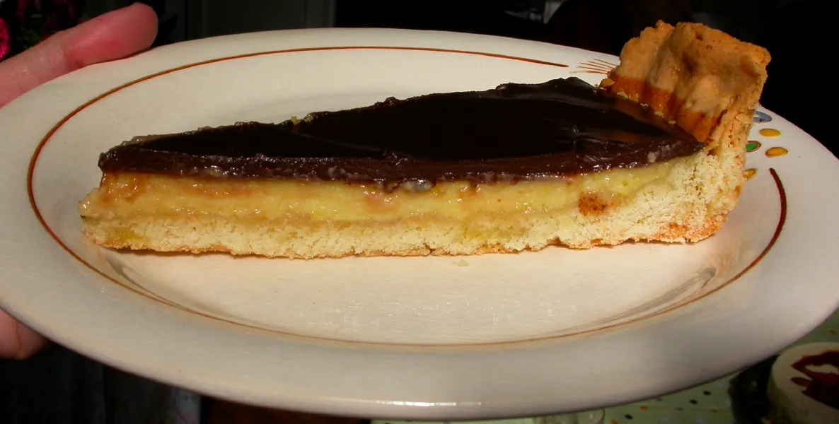 Tarte au citron et au chocolat